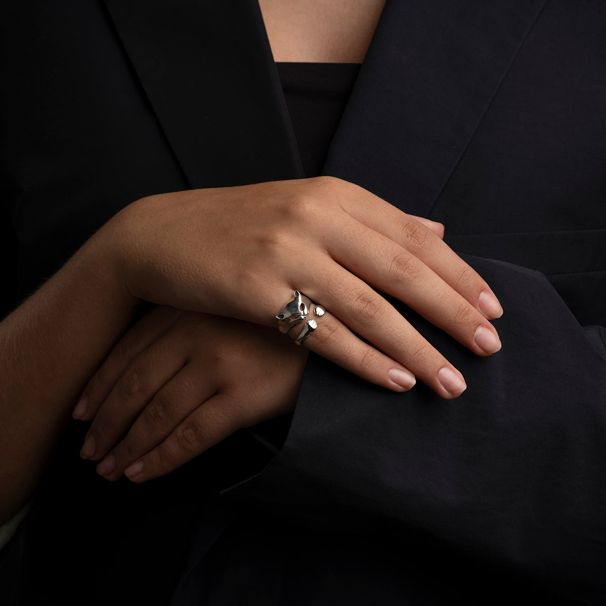 Anillo patas de gato