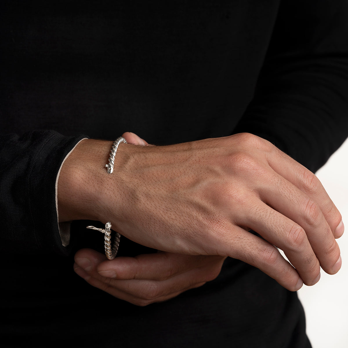 Pulsera Plata brillo