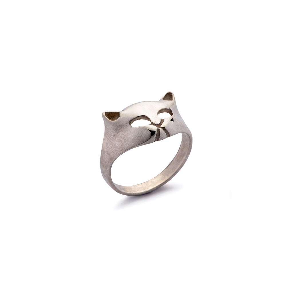 Anillo Gato plata