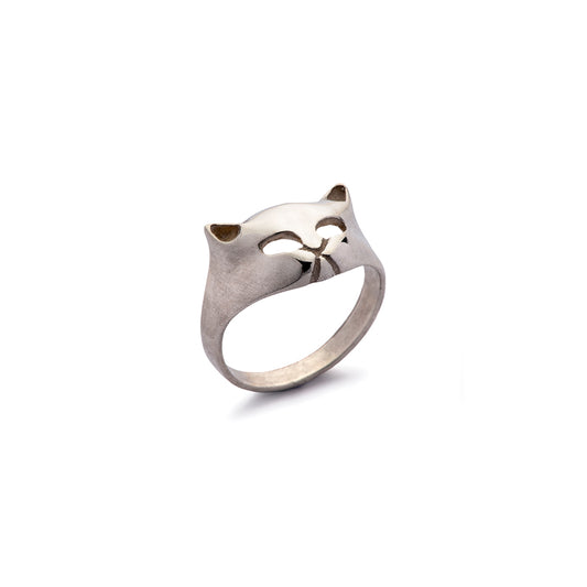 Anillo Gato plata