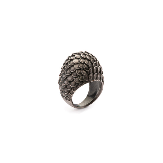 Anillo dragon plata