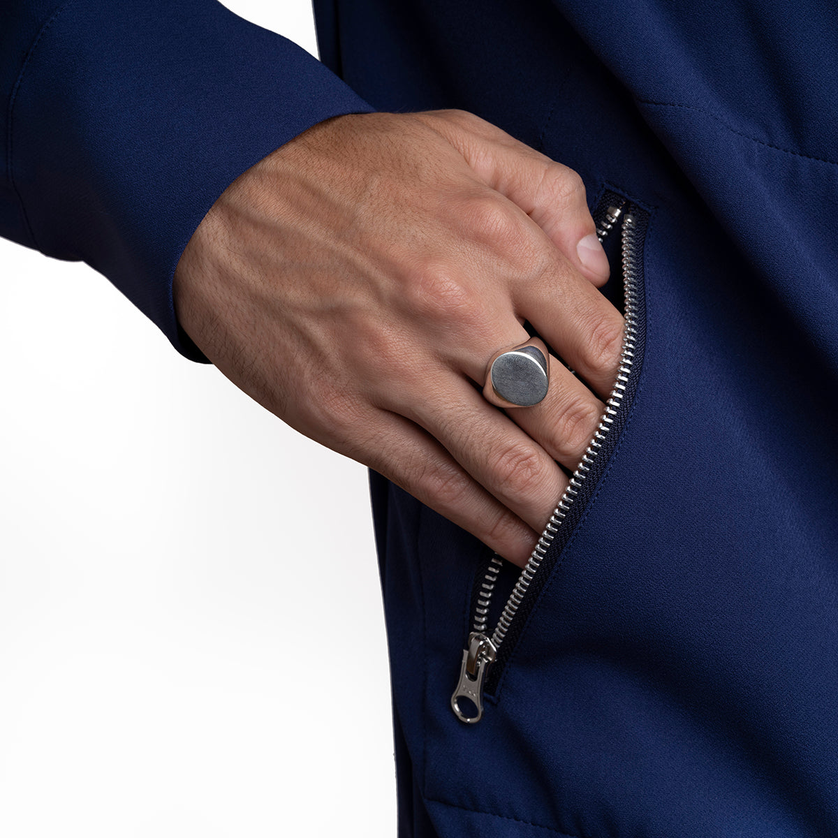 Anillo tipo sello pulido