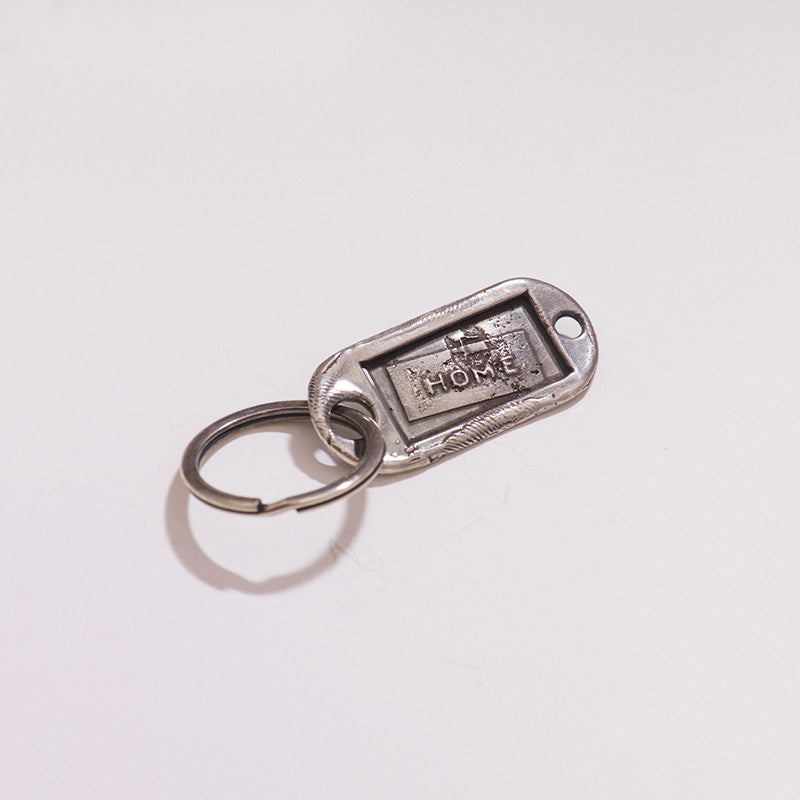 silver keychain