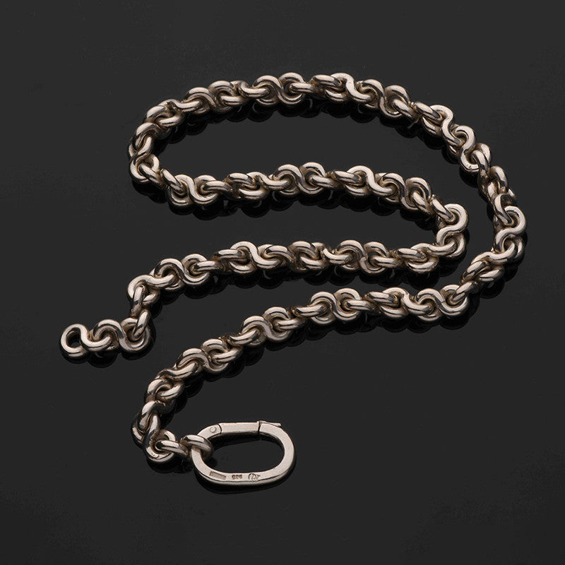Collar plata infinito único